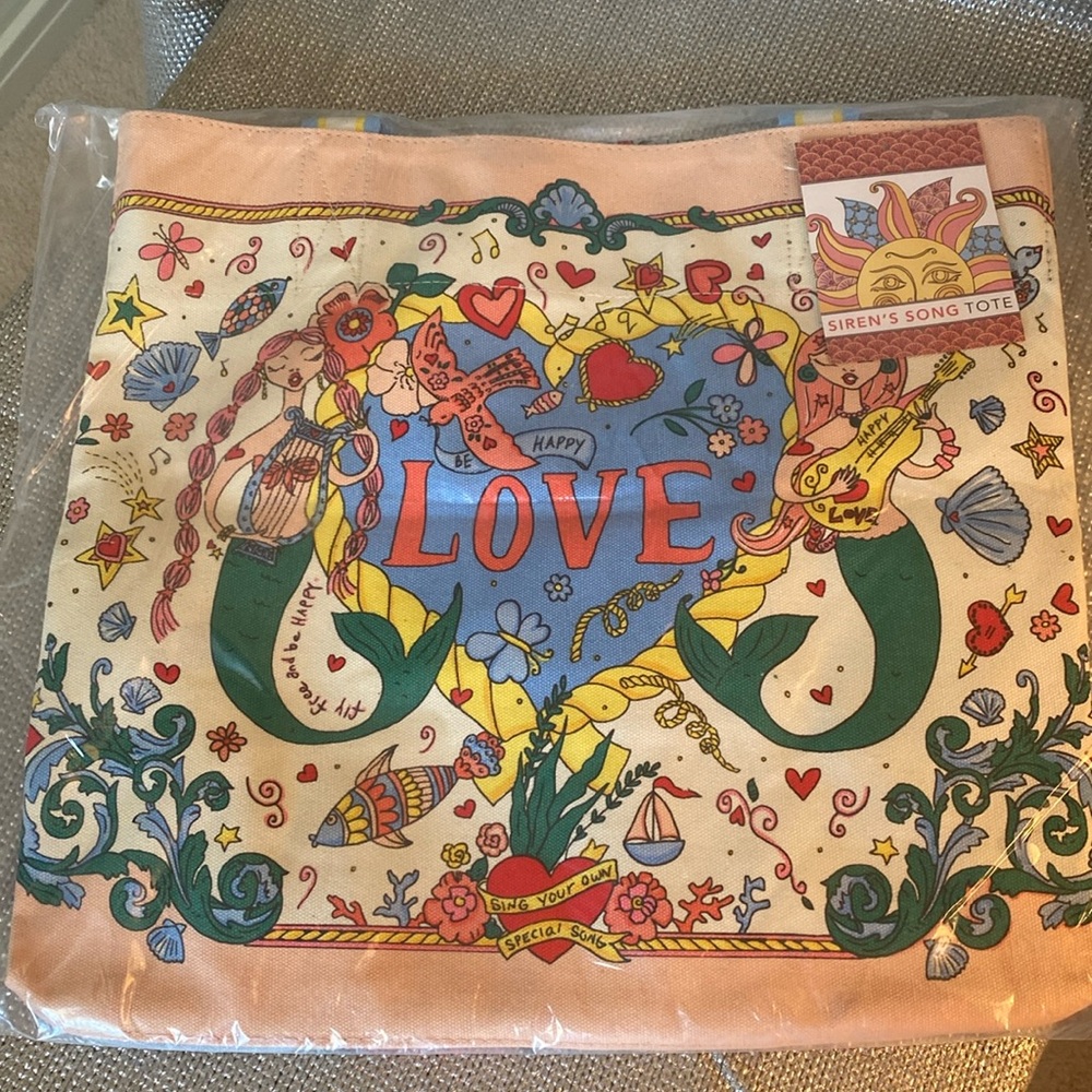 NIB Brighton Siren Song Canvas Tote